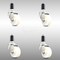 Service Caster 3 Inch 316SS Nylon Wheel Swivel 1-1/4 Inch Expanding Stem Caster Set SCC SCC-SS316EX20S314-NYS-114-4 - alternate 1